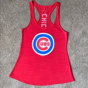 Chicago Cubs Red Racerback Sz M